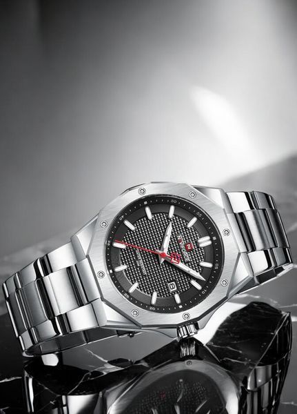 Чоловічий годинник NV Force Silver MAW-NF00S фото