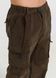 Штани Карго Baggy з паском в поясі коричневі S-M MPK-ITBGv08 фото 3